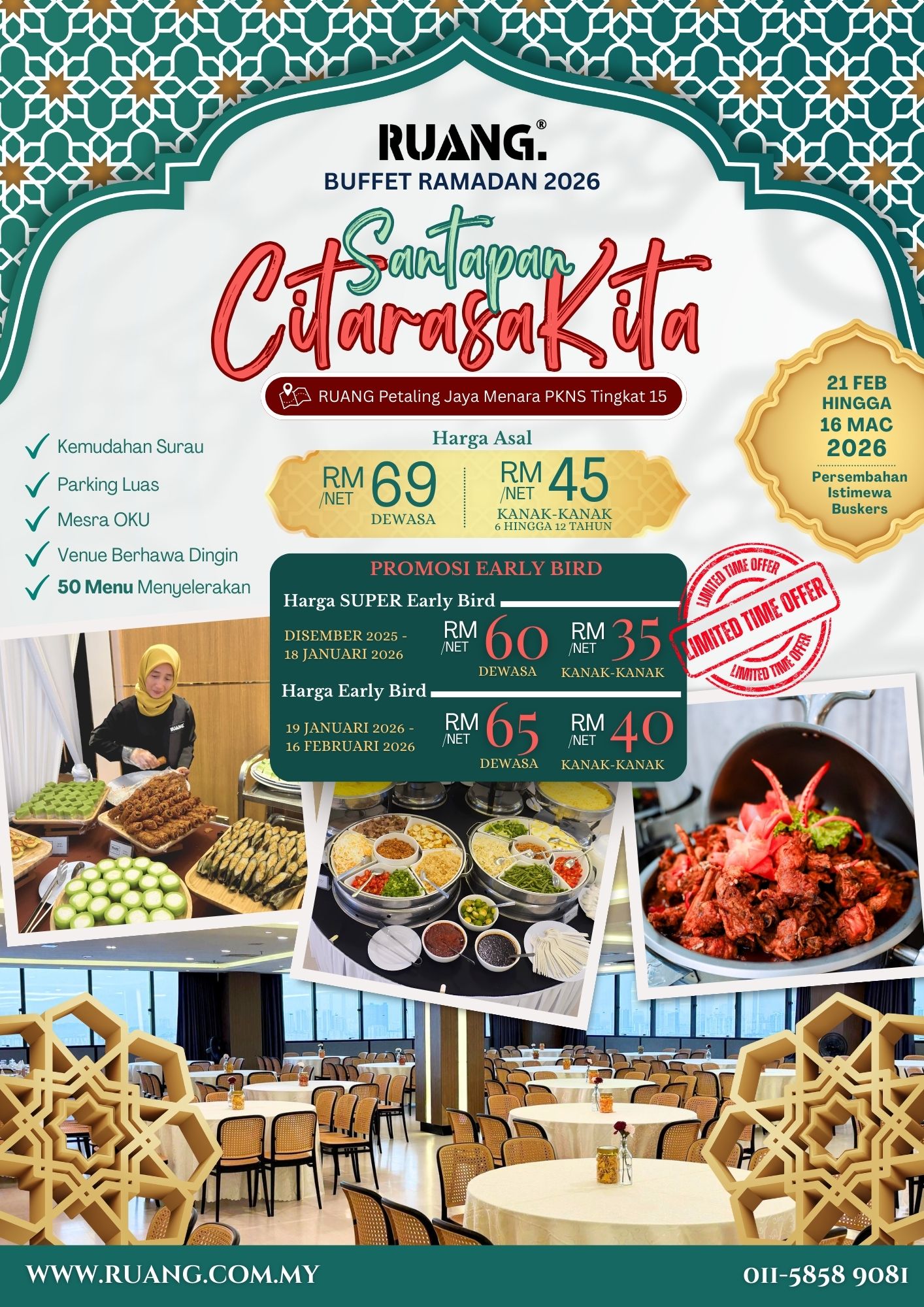 RUANG Buffet Ramadan 2026